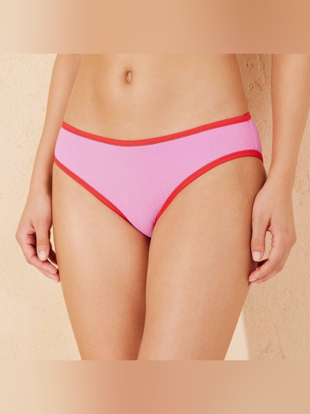 Wild Fable Pink and Red Bikini Bottom-M